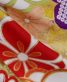 参列振袖[かわいい系]黄色に青ぼかし・扇と紅白の梅、橘[身長172cmまで]No.920